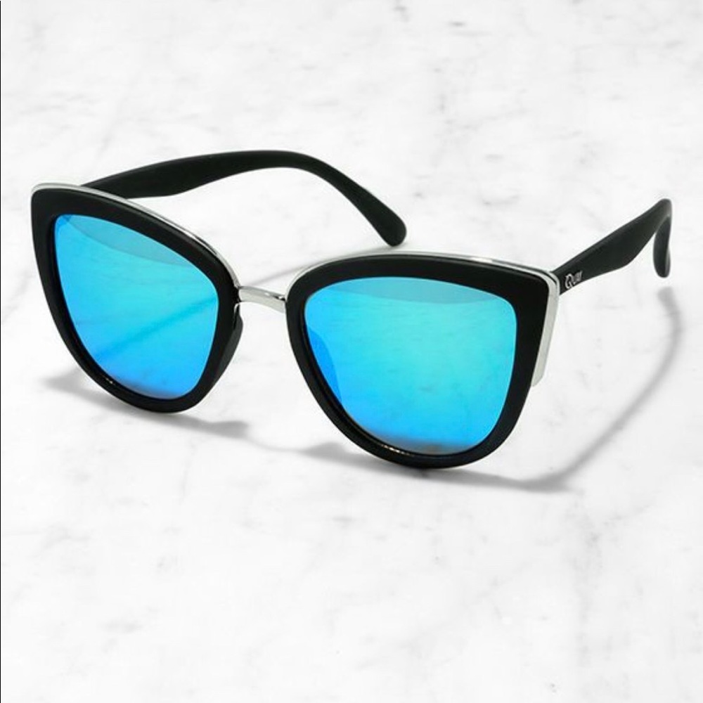Quay My Girl Sunglasses with Blue Lenses